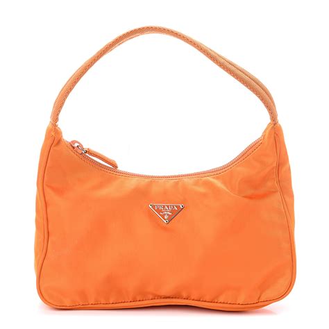 prada nylon bag orange|prada nylon shoulder bag price.